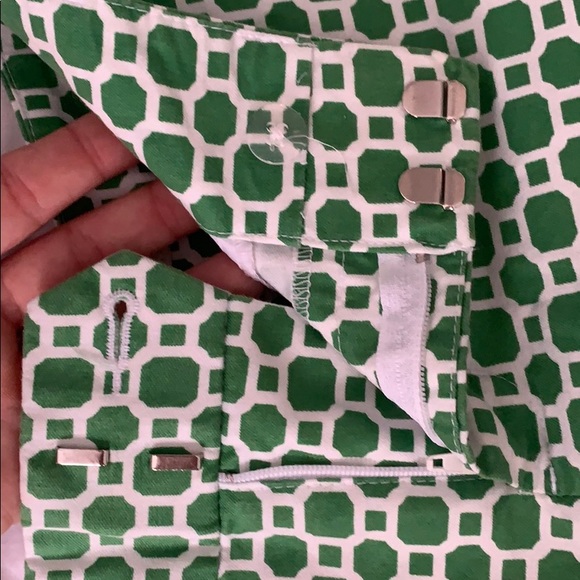 Banana Republic Ryan fit green & white pattern - Picture 8 of 8